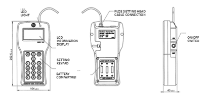 Handheld Terminal Drawing