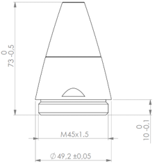 YTM-135 Interface Envelope Drawing